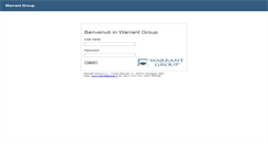 Desktop Screenshot of posta.warrantgroup.it